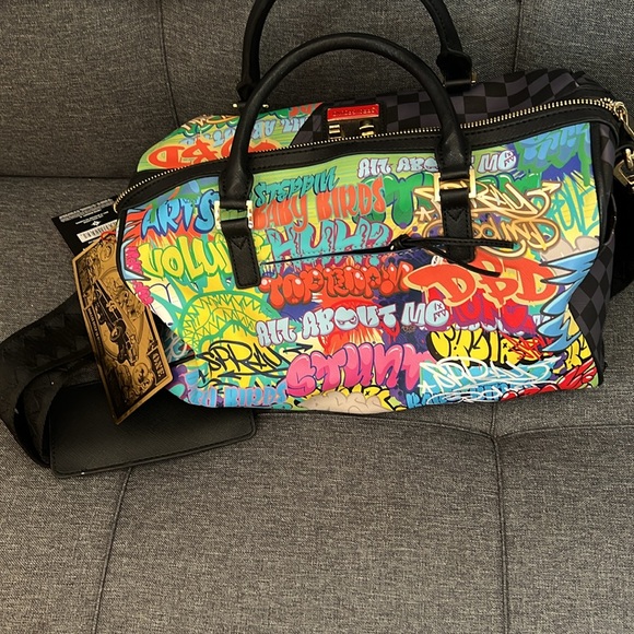 ASTROMANE SHARKS IN SPACE MINI DUFFLE - Picture 4 of 4